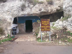 The cave of Hillel Hazaken burried in Meron.